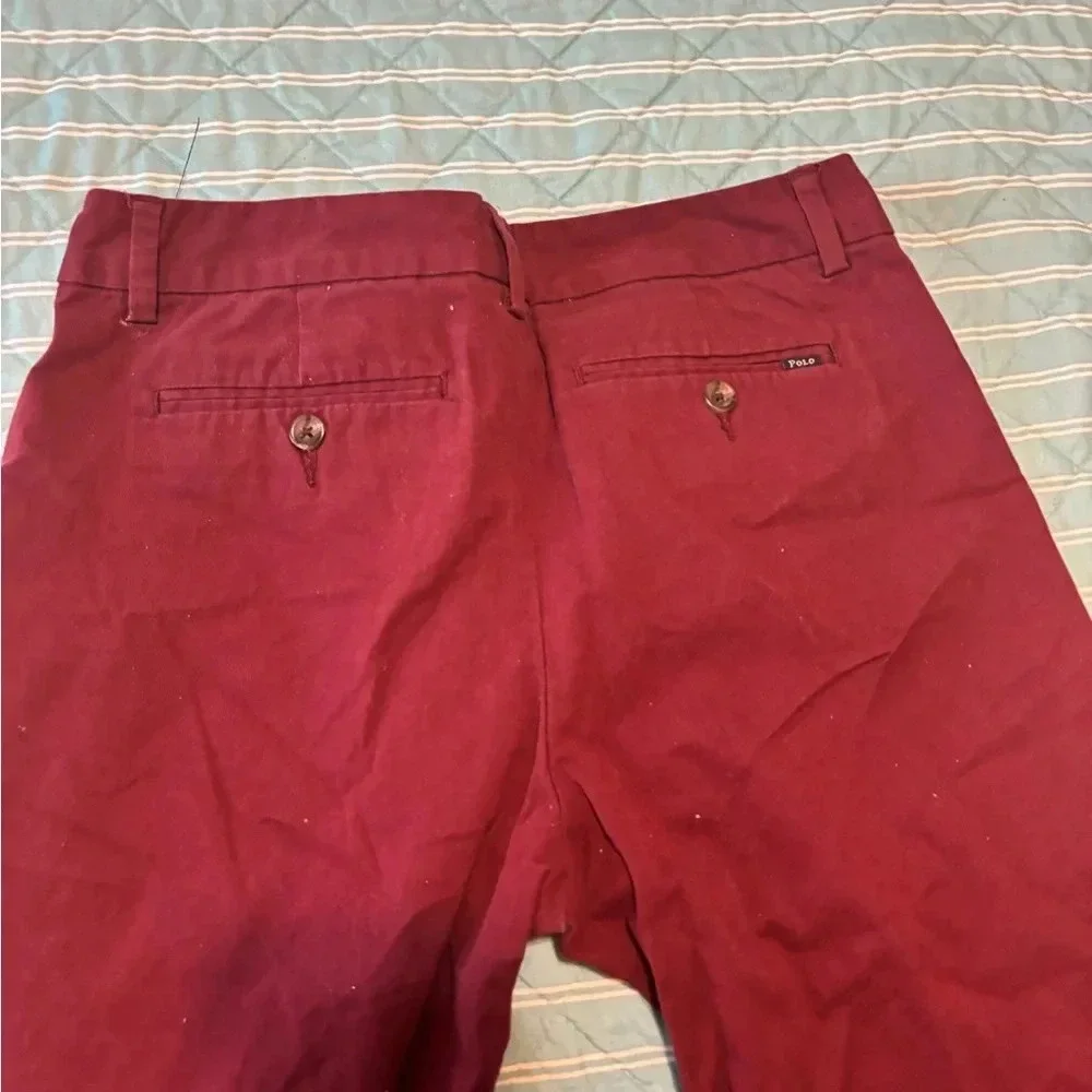 Ralph Lauren 16 Maroon Slacks